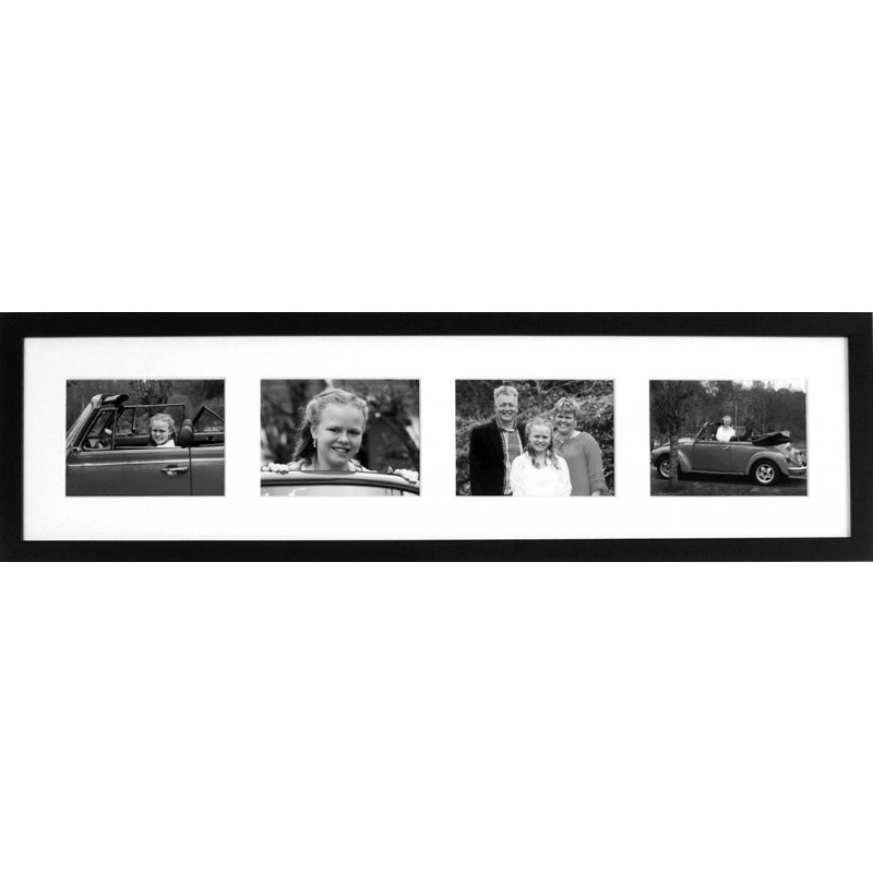 Studioramme 1319 sort med hvidt passepartout - 10x15