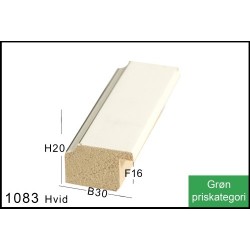Rammeliste Nr. 1083 Hvid