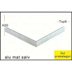 Fotoramme Nr. Alu Mat Sølv